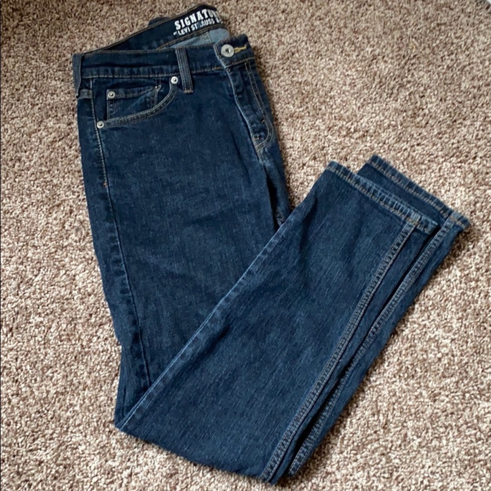 Levi Strauss Men’s Dark Wash Skinny Jeans